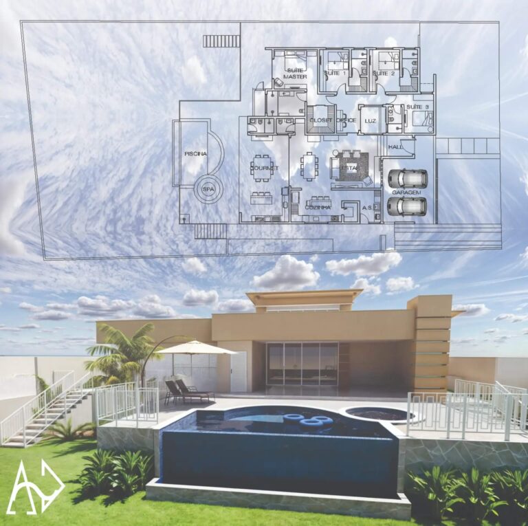 planta residencial classica