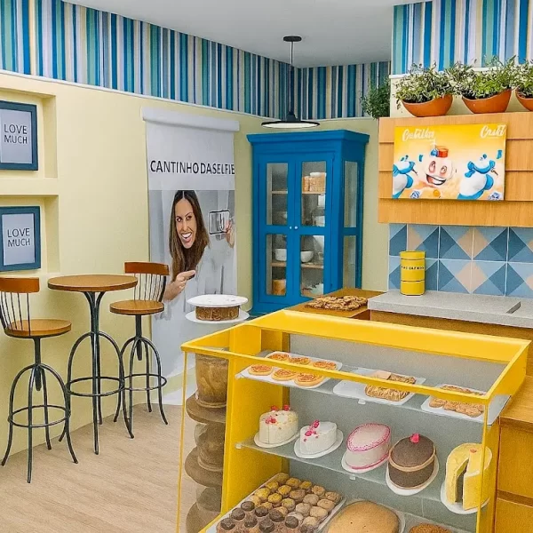 projeto de interiores comercial - doceria